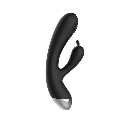 E-Stimulation Rabbit Vibrator - Black